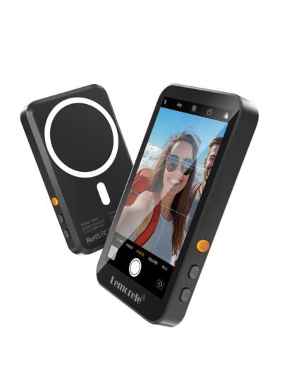 Lemorele R600 – Écran Magnétique Bluetooth HD pour Selfies et Affichage
